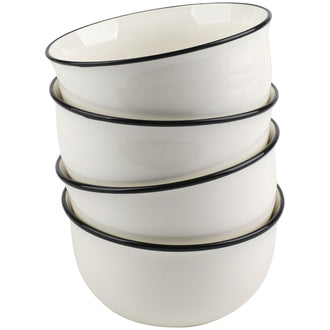 Coppa, disegno: Elements - Black Line, confezione 4 pezzi cm Ø13