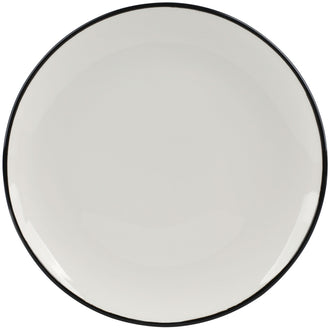 Piatto frutta disegno: Elements - Black Line, confezione 4 pezzi cm Ø19