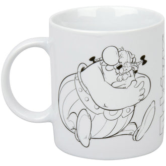 Tazza Selfmade mug "Asterix" da dipingere, con 6 matite colorate incluse ml 300