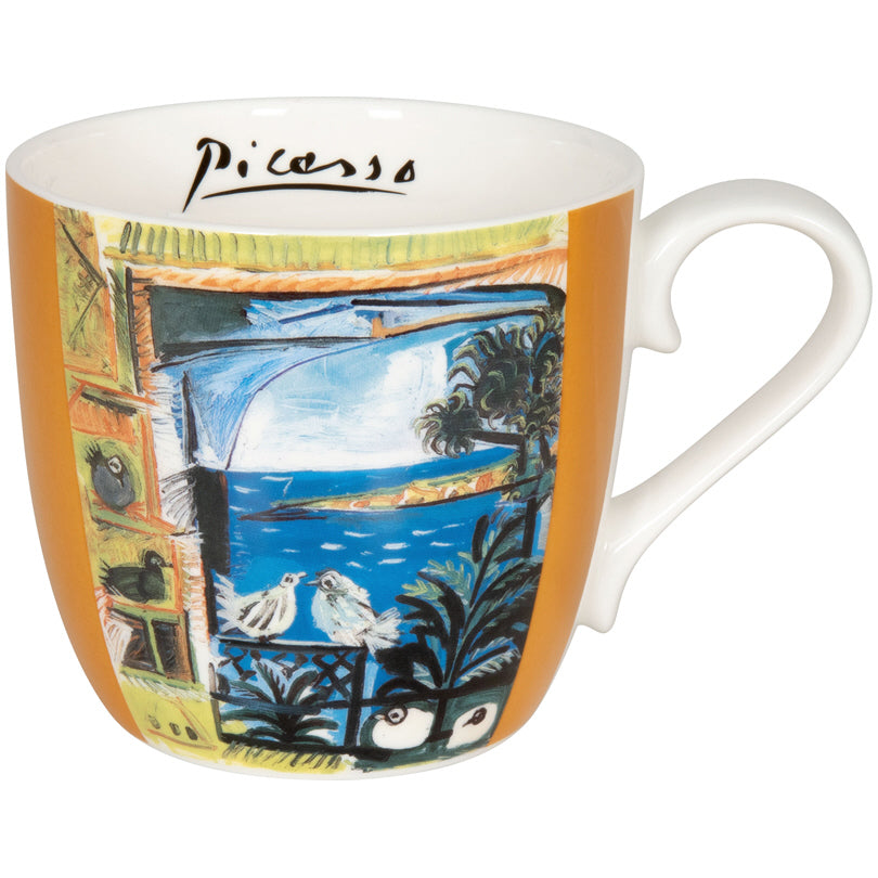 Tazza mug, disegno: Picasso - Les Pigeons ml 425/cm Ø10x9,5