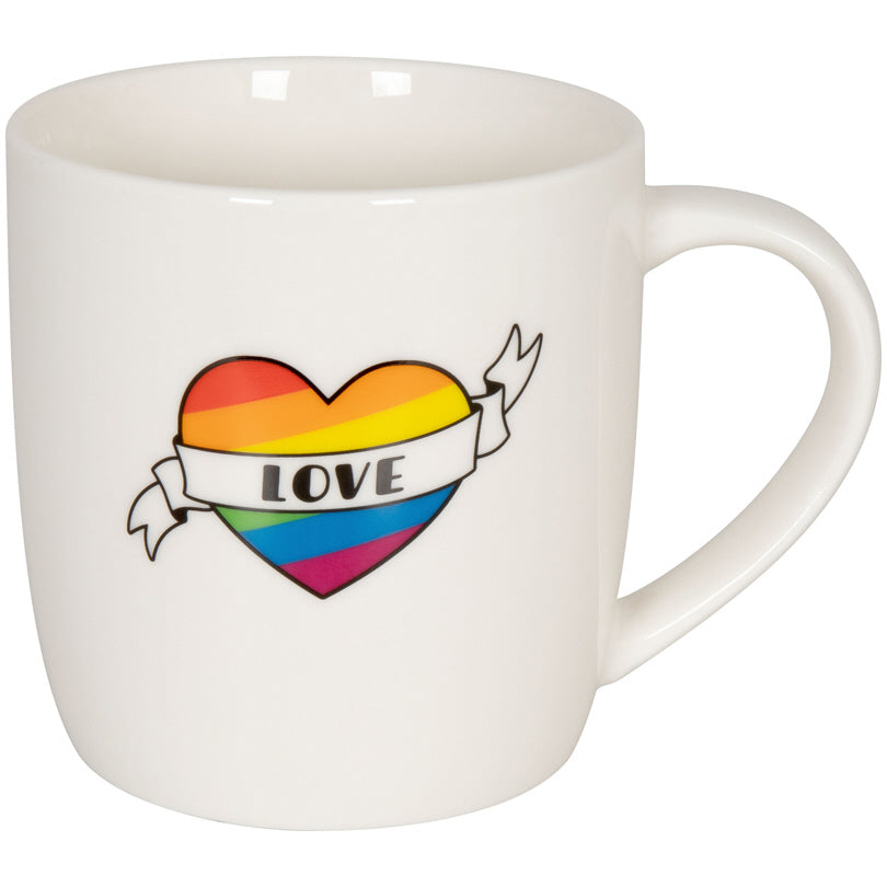 Tazza mug, disegno: Love Heart ml 350/cm Ø9x9,5