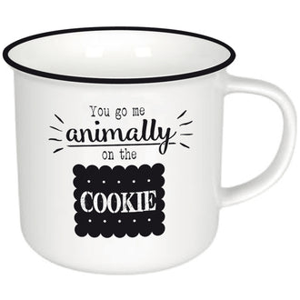 Tazza, disegno: Denglisch - Cookie ml 365/cm Ø9,5x8,7