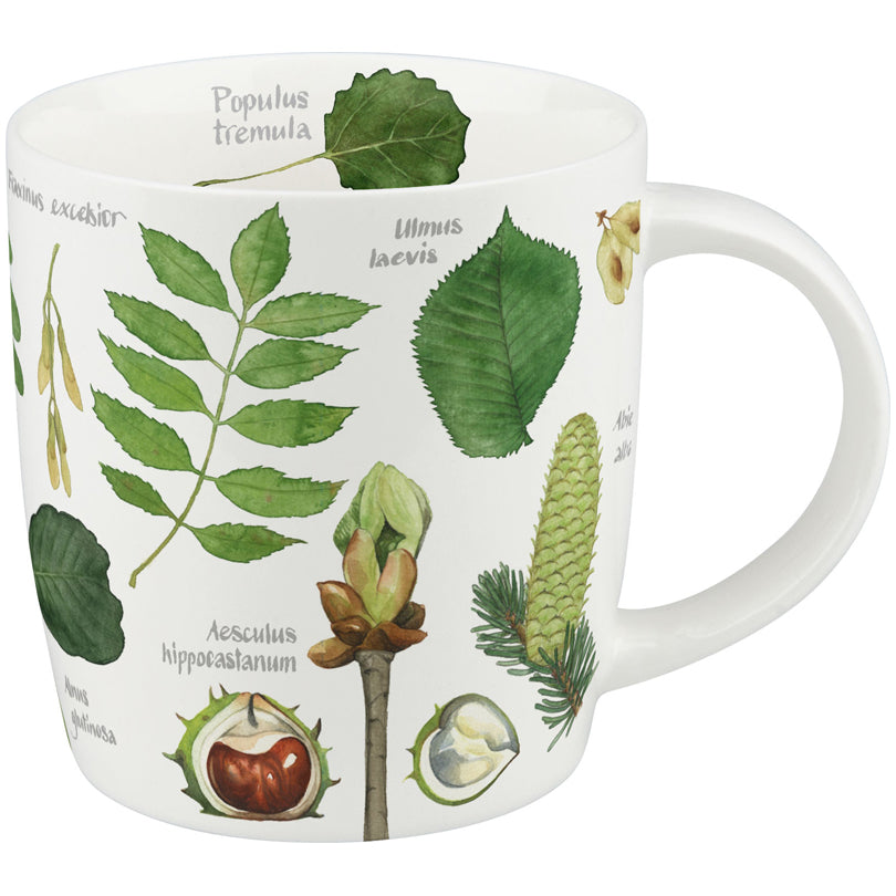 Tazza, disegno: Natures diversity - Alberi ml 350/cm Ø8,8x9,2