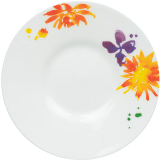 Tazza caffè con piattino, disegno: Full Bloom - Victoria Lowe ml 85/cm Ø5,4x6