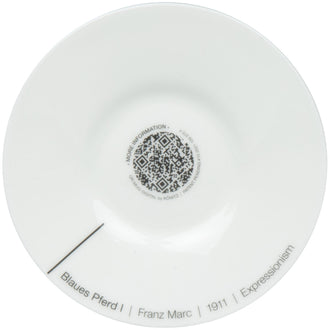 Tazza caffè con piattino, disegno: Art Selection - Blaues Pferd I by Franz Marc ml 85/cm Ø5,4x6