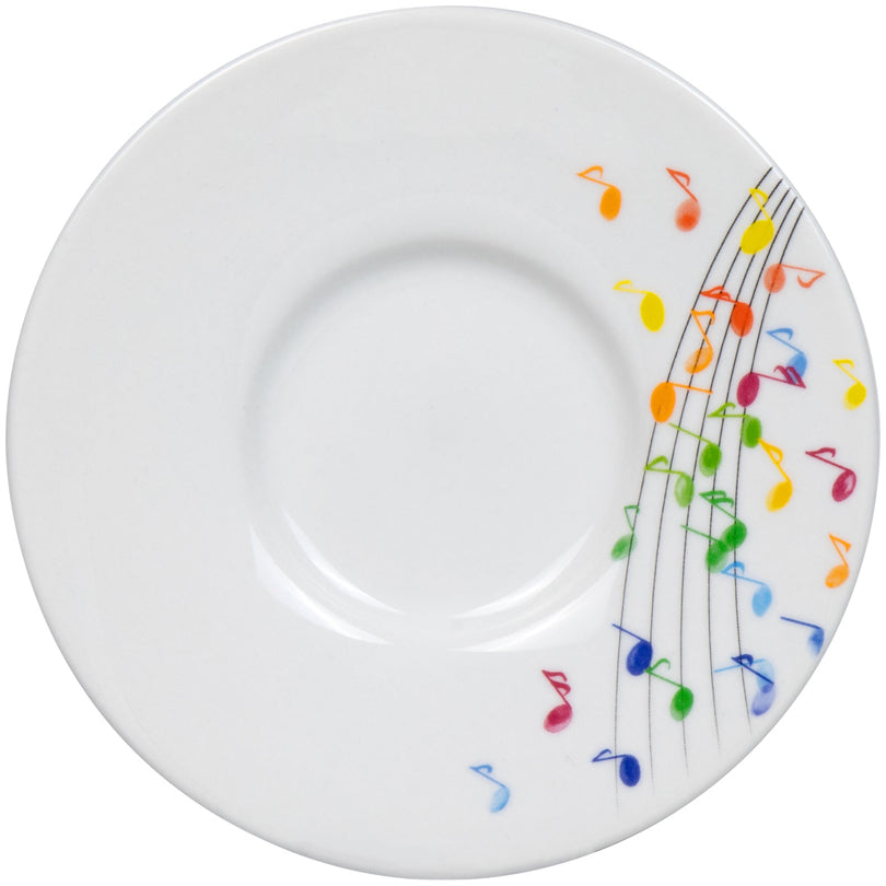 Tazza caffè con piattino, disegno: Flying Notes ml 85