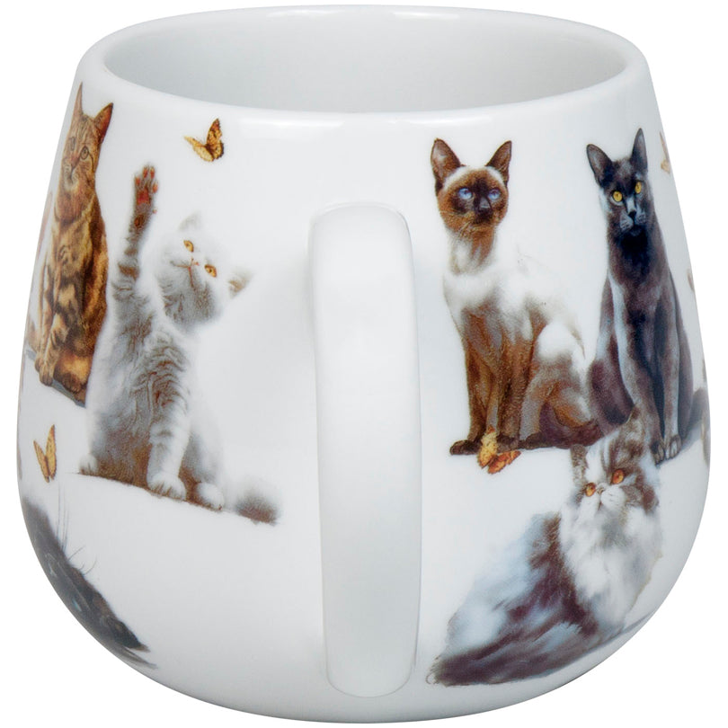 Tazza tè, disegno: Felini - Furry Little Paws ml 420/cm Ø8,2x9