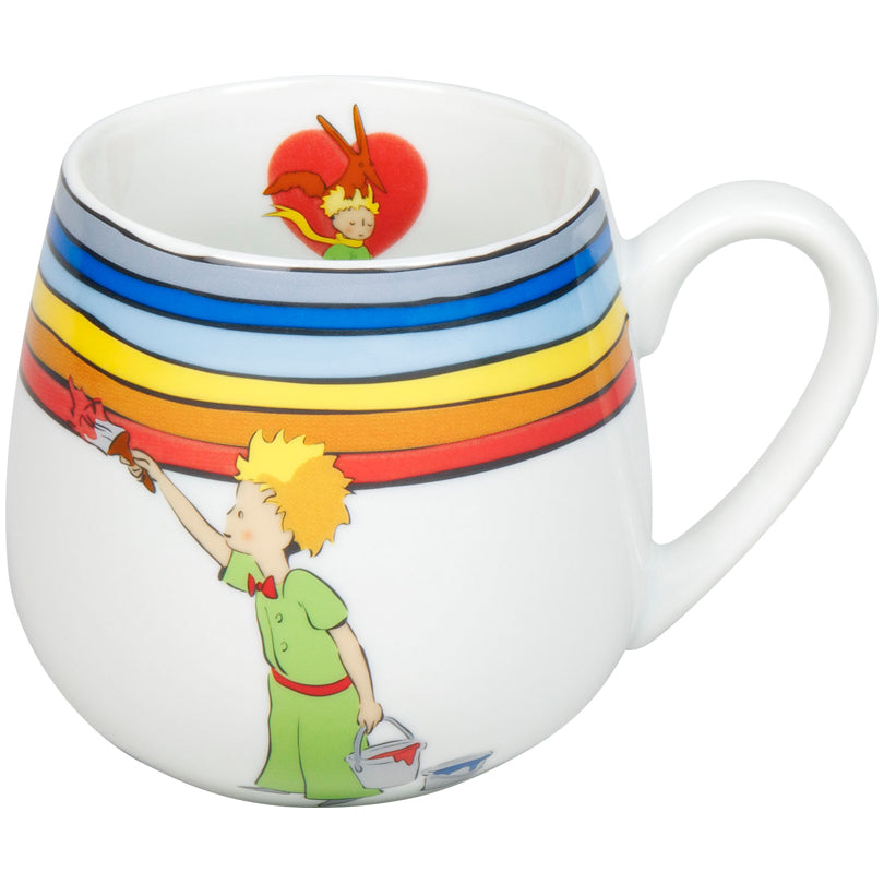 Tazze tè, disegno: Il piccolo principe - Arcobaleno ml 420/cm Ø8,2x9