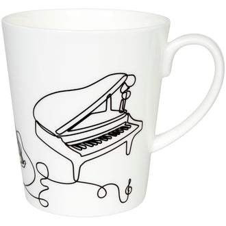 Tazza, disegno: Wunderbar - Polyphony ml 600/cm Ø10x11,2