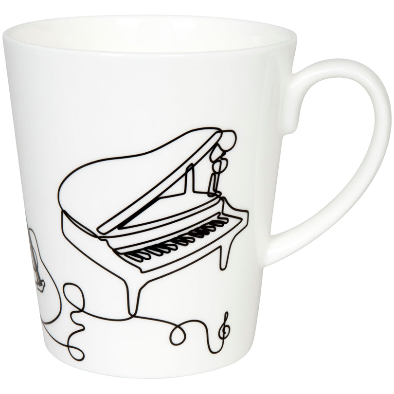 Tazza, disegno: Wunderbar - Polyphony ml 600/cm Ø10x11,2