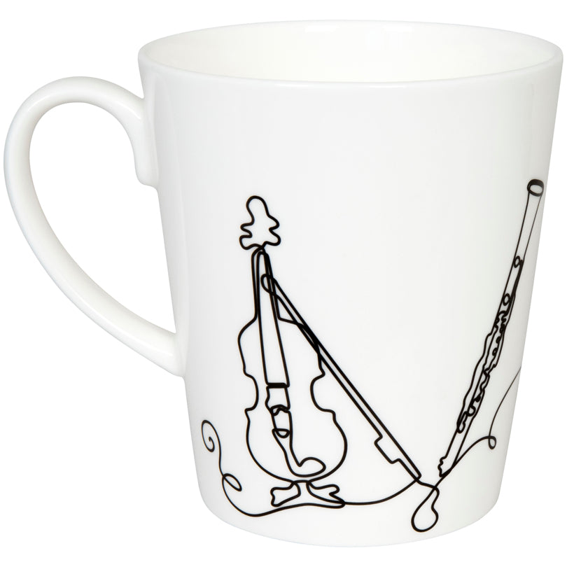 Tazza, disegno: Wunderbar - Polyphony ml 600/cm Ø10x11,2