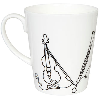 Tazza, disegno: Wunderbar - Polyphony ml 600/cm Ø10x11,2