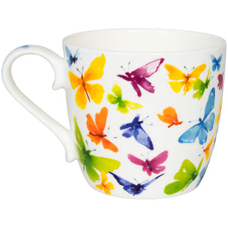 Tazza, disegno: Victoria Lowe - Butterfly ml 425/cm Ø10x9,5