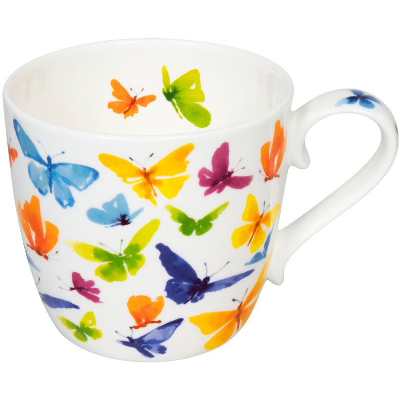Tazza, disegno: Victoria Lowe - Butterfly ml 425/cm Ø10x9,5