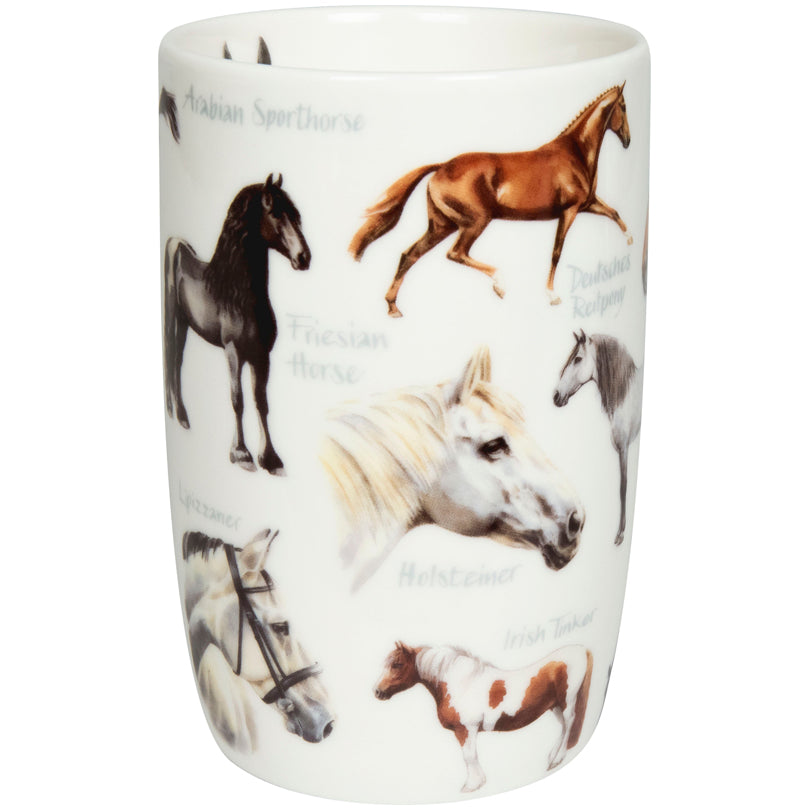 Tazza, disegno: Natures diversity - Cavalli ml 600/cm Ø8,9x13