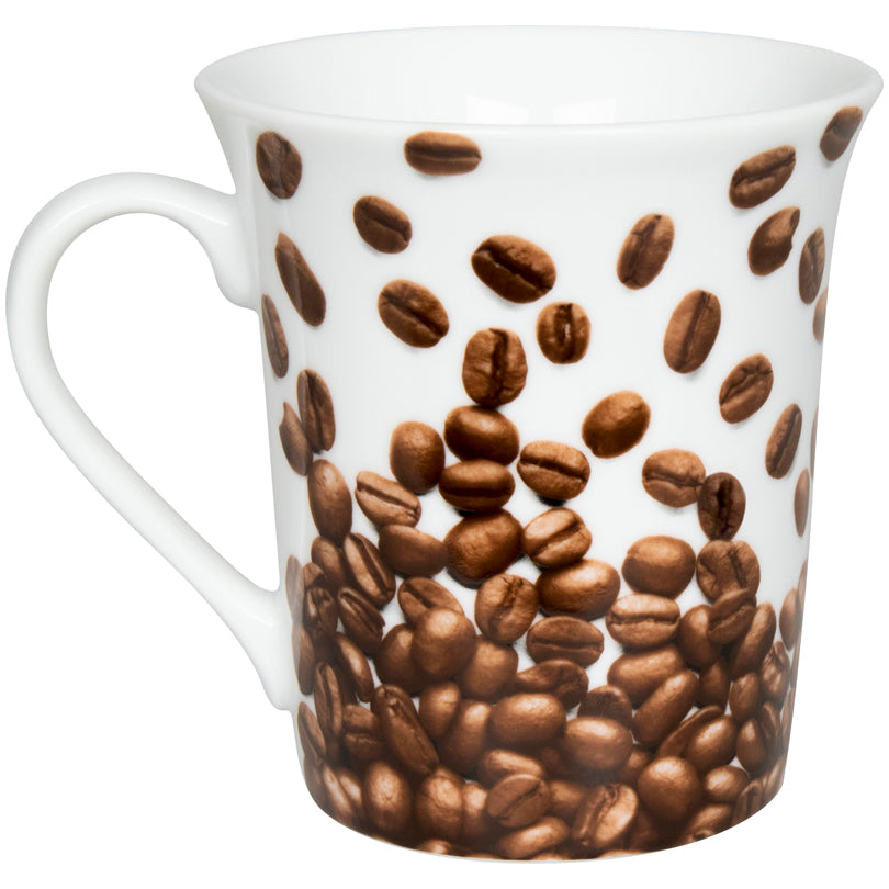 Tazza mug, disegno: Coffee Beans ml 410/cm Ø9,8x10,5