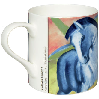 Tazza, disegno: Art Selection - Cavallo Blue I by Franz Marc ml 400/cm Ø8,3x9