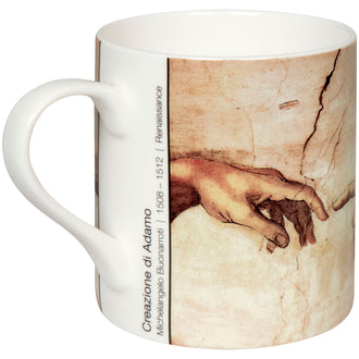 Tazza, disegno: Art Selection - Creazione di Adamo by Michelangelo ml 400/cm Ø8,3x9