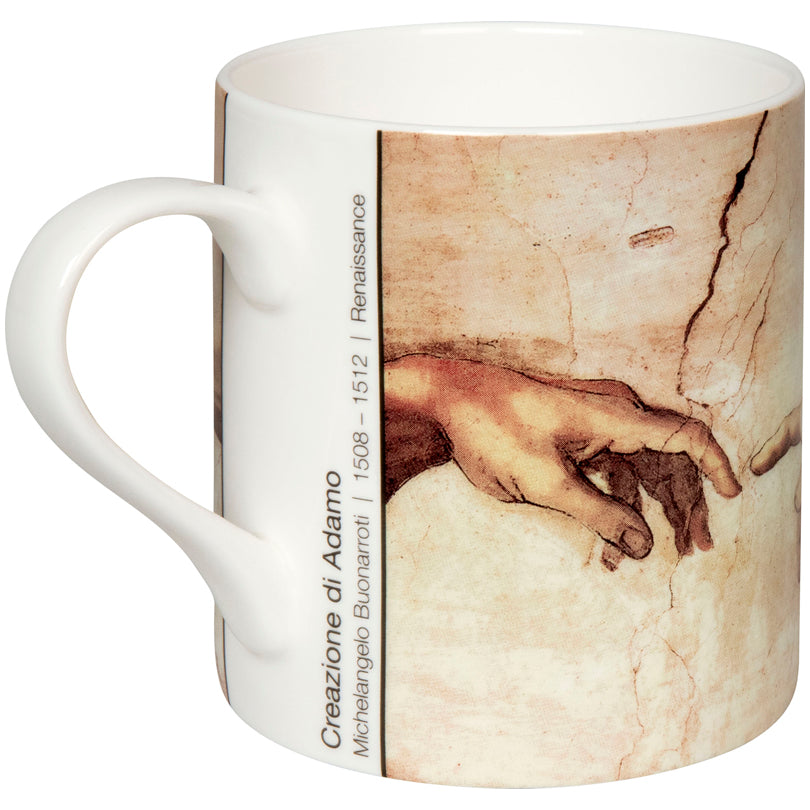 Tazza, disegno: Art Selection - Creazione di Adamo by Michelangelo ml 400/cm Ø8,3x9