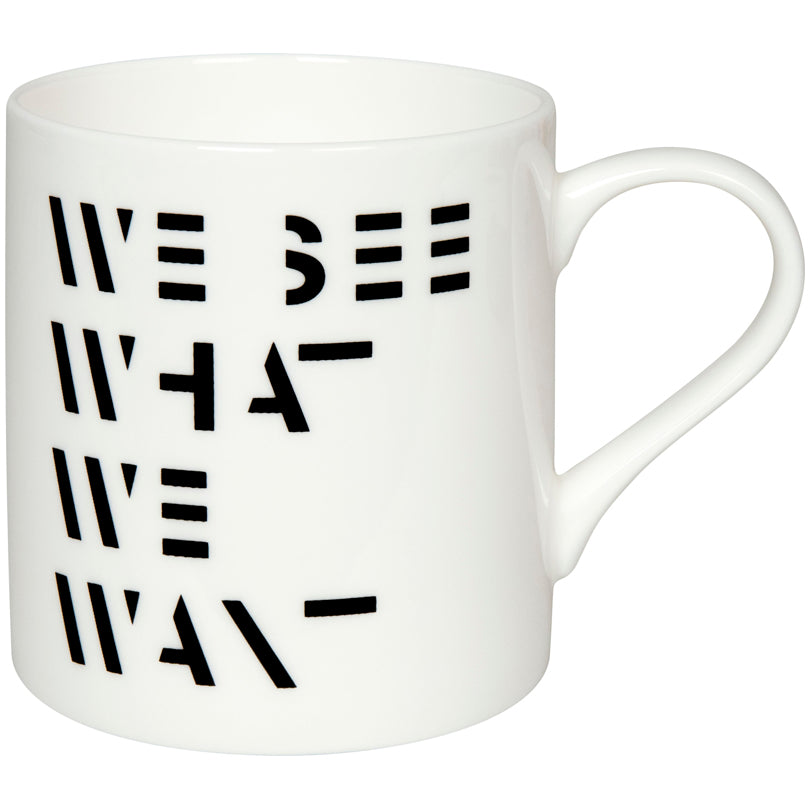 Tazza, disegno: Art Selection - We see what we want ml 400/cm Ø8,3x9