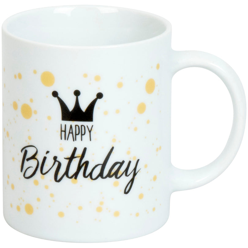 Tazza mug, disegno: Simply the Best - Happy Birthday ml 300/cm Ø8x9,5