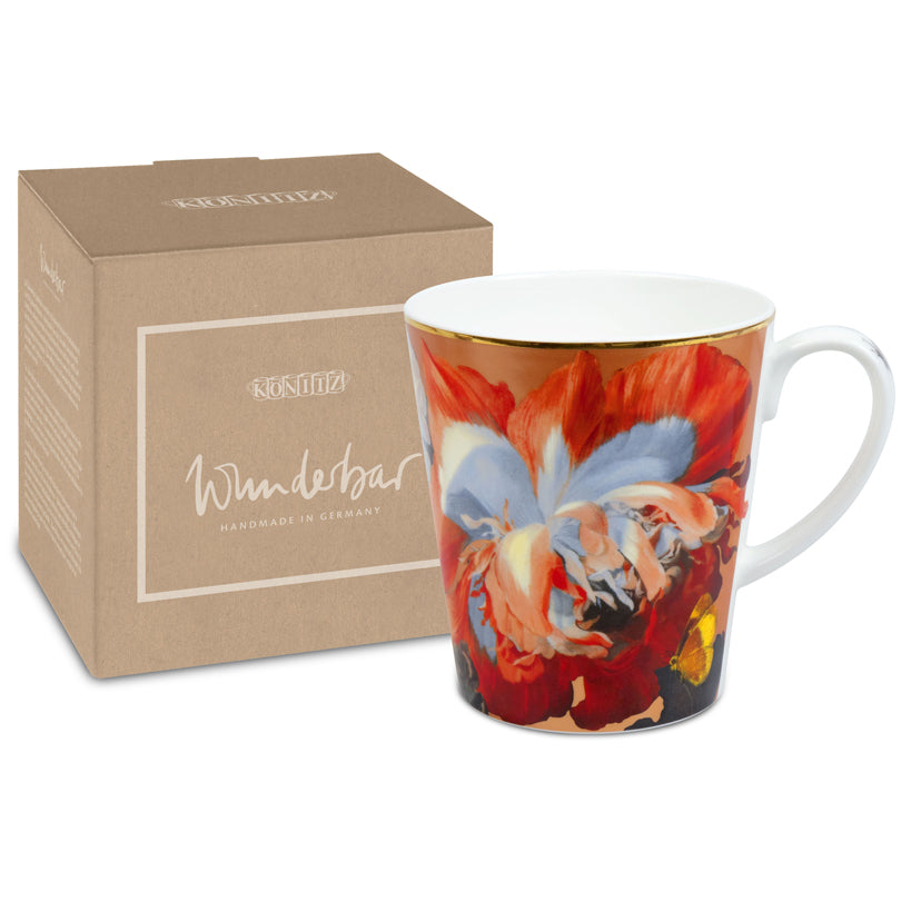 Tazza, disegno: Wunderbar - Florish Poppy ml 600/cm Ø10x11,2