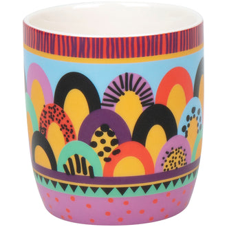 Tazza mug, disegno: Exotic Summer - Bright ml 230/cm Ø7,4x8