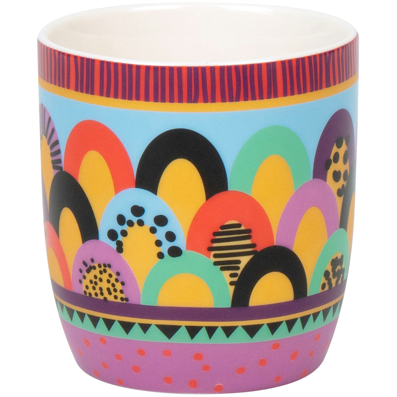 Tazza mug, disegno: Exotic Summer - Bright ml 230/cm Ø7,4x8