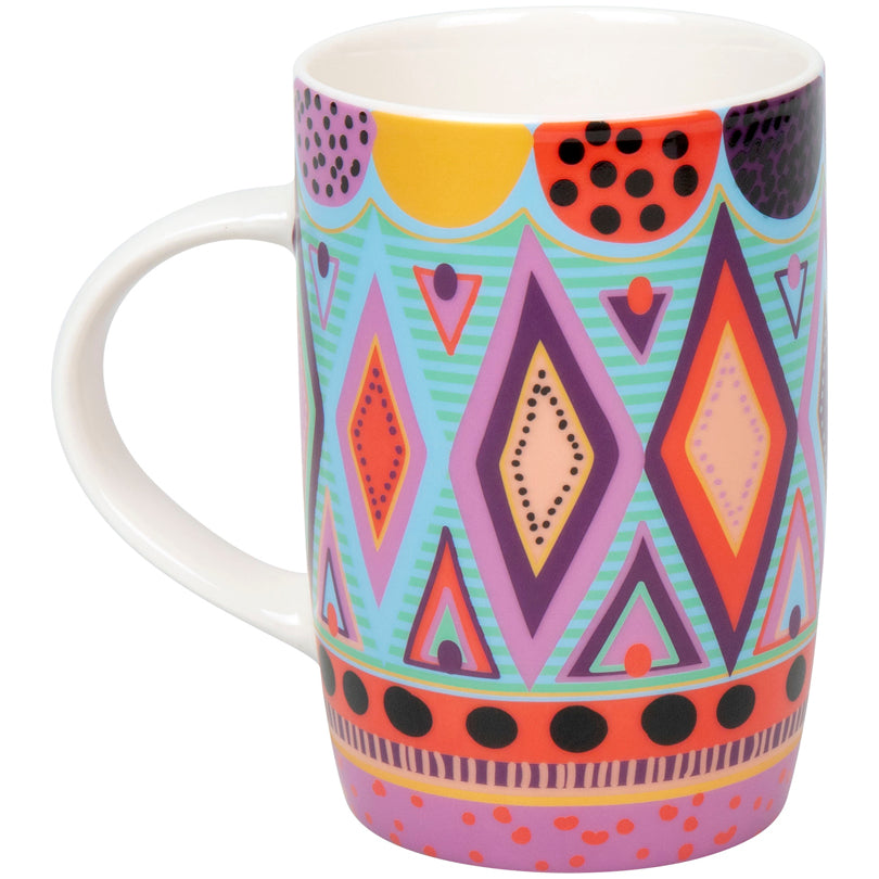 Tazza mug, disegno: Exotic Summer - Adventurous ml 600/cm Ø8,9x13