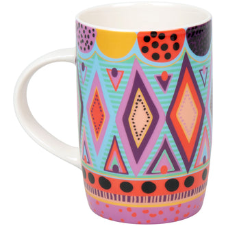 Tazza mug, disegno: Exotic Summer - Adventurous ml 600/cm Ø8,9x13