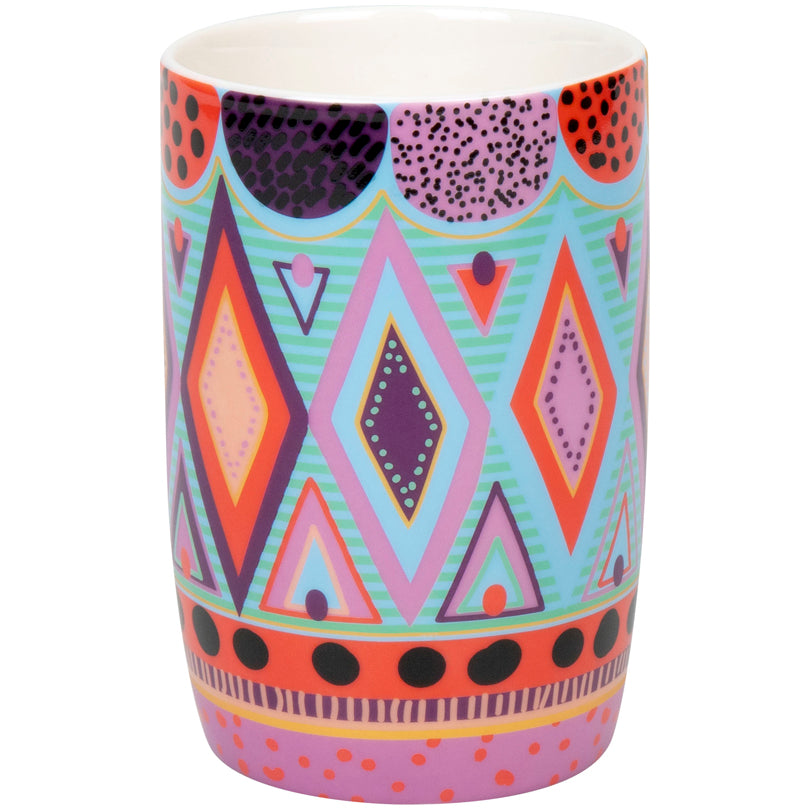 Tazza mug, disegno: Exotic Summer - Adventurous ml 600/cm Ø8,9x13