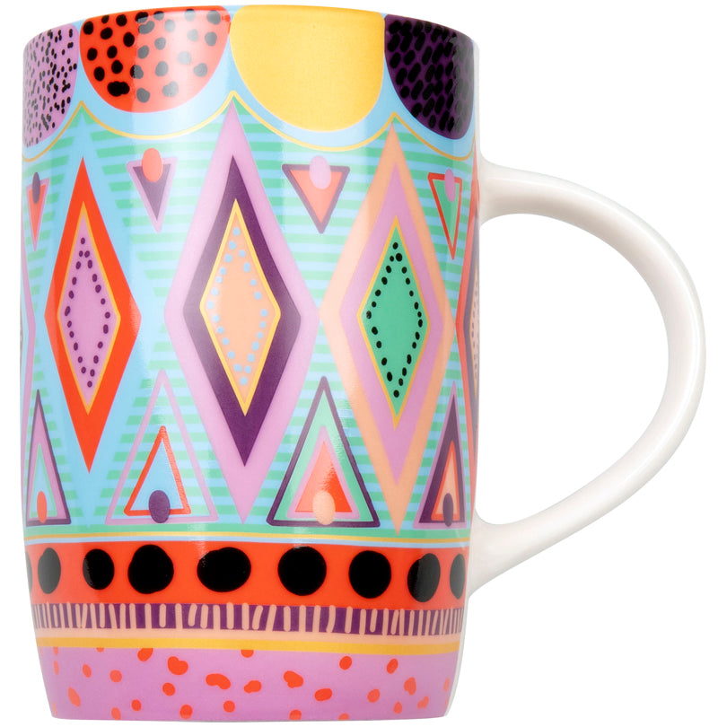 Tazza mug, disegno: Exotic Summer - Adventurous ml 600/cm Ø8,9x13