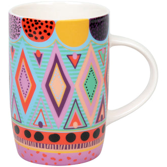Tazza mug, disegno: Exotic Summer - Adventurous ml 600/cm Ø8,9x13