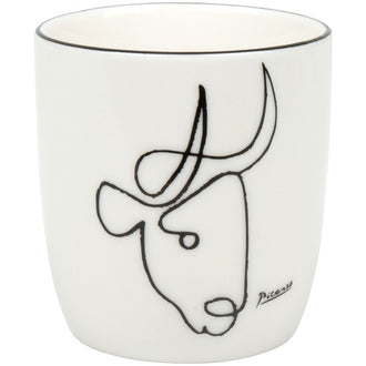 Tazza mug, disegno: Picasso - Le Taureau (il toro) ml 230/cm Ø7,4x8