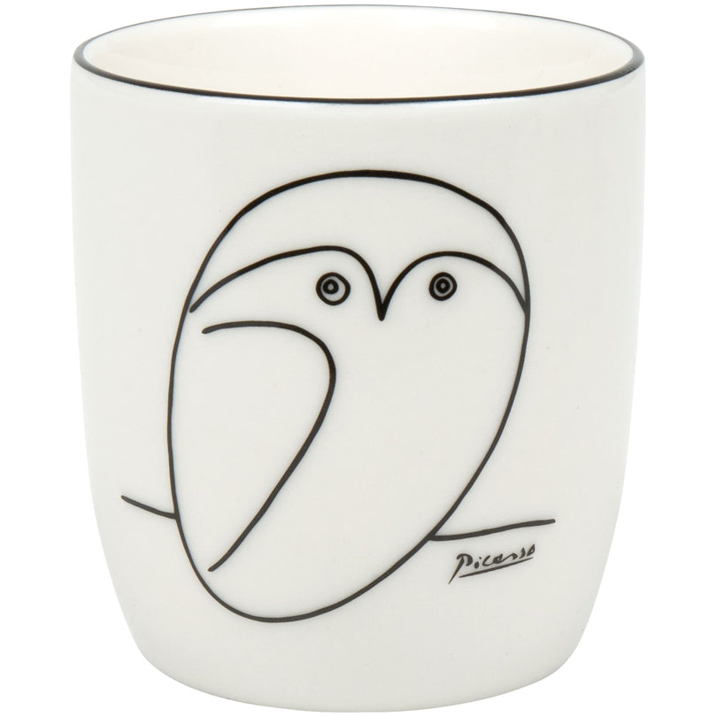 Tazza mug, disegno: Picasso - Le Chouette (il gufo) ml 230/cm Ø7,4x8