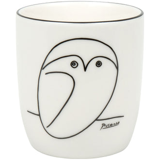 Tazza mug, disegno: Picasso - Le Chouette (il gufo) ml 230/cm Ø7,4x8