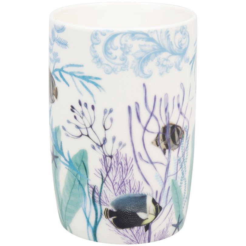 Tazza mug, disegno: Wellness & Travel - Blue Coral Sanmartin ml 600/cm Ø8,9x13