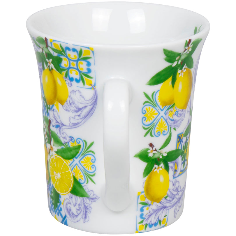 Tazza mug, disegno: Mediterranean Spirit - Sicilian Fruits ml 410/cm Ø9,8x10,5