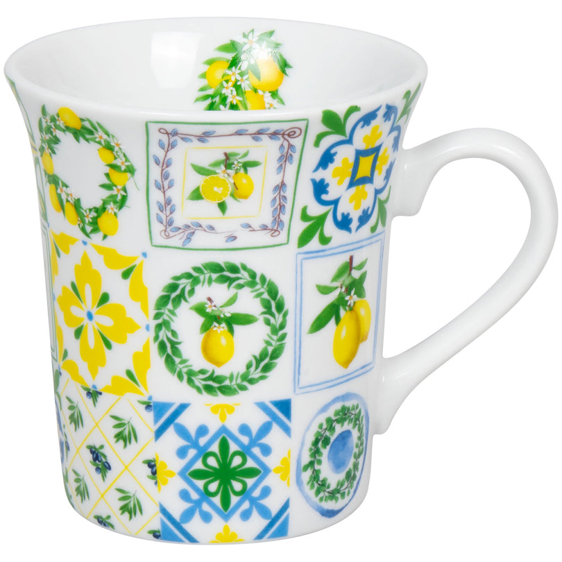 Tazza mug, disegno: Mediterranean Spirit - Sicilian Tiles ml 410/cm Ø9,8x10,5