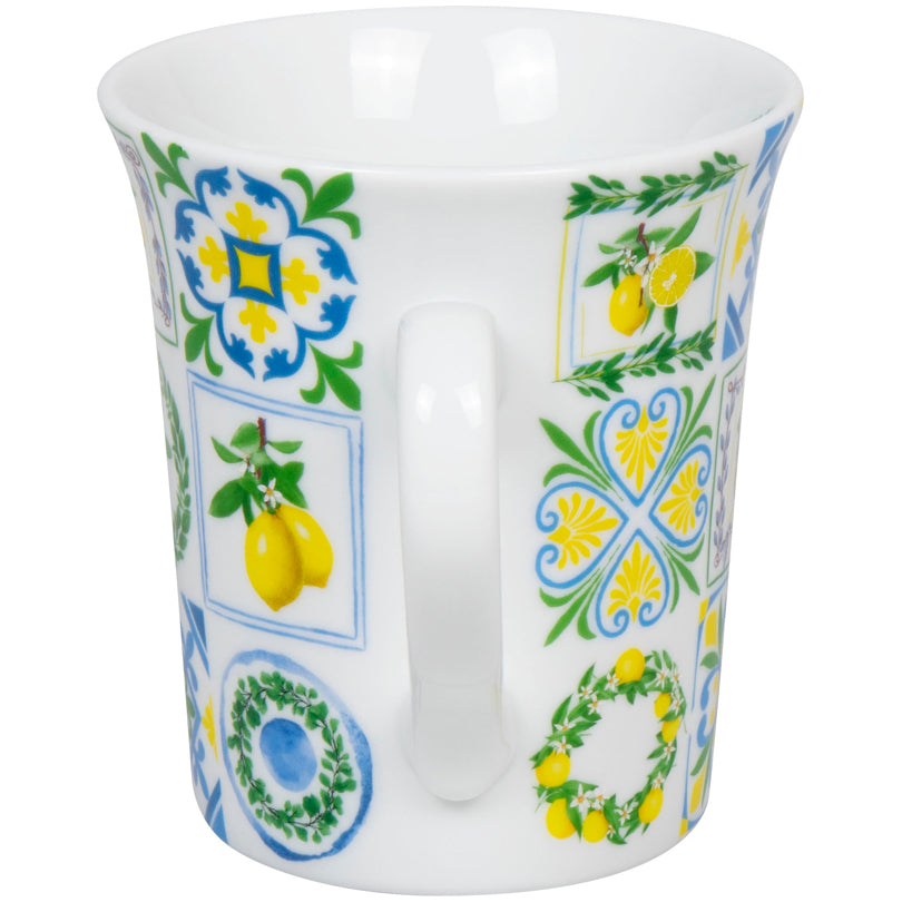 Tazza mug, disegno: Mediterranean Spirit - Sicilian Tiles ml 410/cm Ø9,8x10,5