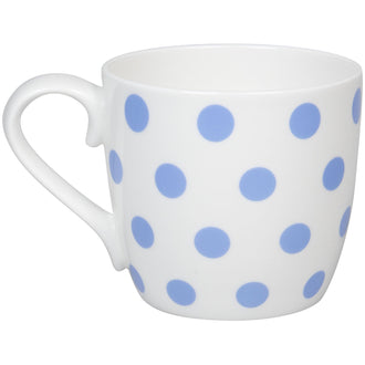 Tazza, disegno: Dots - Creamblue ml 425/cm Ø10x9,5