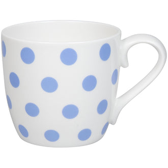 Tazza, disegno: Dots - Creamblue ml 425/cm Ø10x9,5