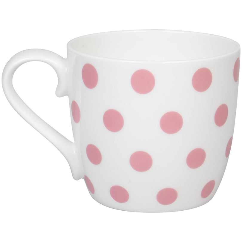 Tazza, disegno: Dots - Rosyquarz ml 425/cm Ø10x9,5