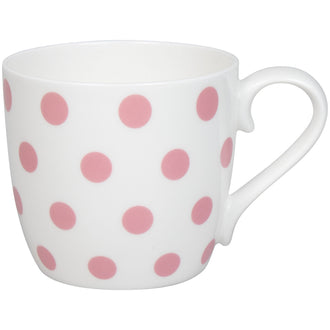 Tazza, disegno: Dots - Rosyquarz ml 425/cm Ø10x9,5