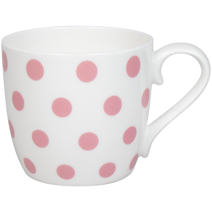 Tazza, disegno: Dots - Rosyquarz ml 425/cm Ø10x9,5