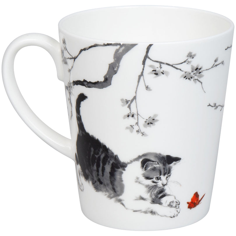 Tazza, disegno: Wunderbar - Far East Cat ml 600/cm Ø10x11,2