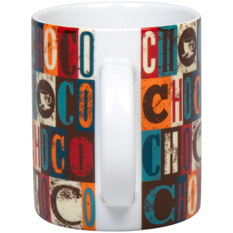 Tazza mug, disegno: Choco Squares ml 300/cm Ø8x9,5