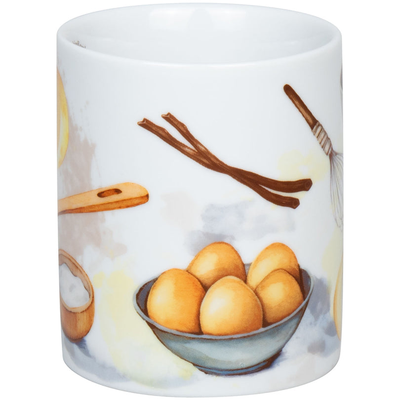 Tazza mug, disegno: Weihnachtsbäckerei - Stelle alla cannella ml 300/cm Ø8x9,5