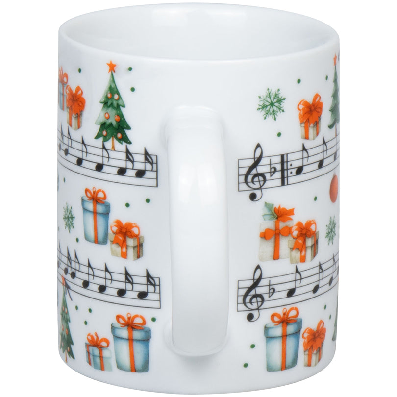 Tazza mug, disegno: Jingle Bells ml 300/cm Ø8x9,5