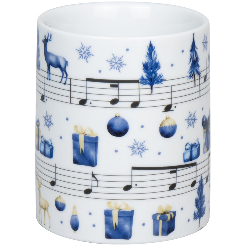 Tazza mug, disegno: Silent Night ml 300/cm Ø8x9,5